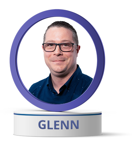 Afinida team member Glenn, our Digital Director smiling,